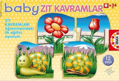 Educa Baby Zıt Kavramlar 12 Parça Puzzle