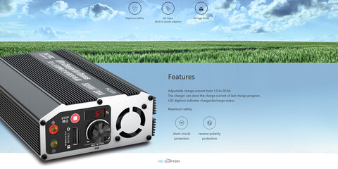 Зарядное устройство SkyRC PC520 20А 520Вт LiPo 6S