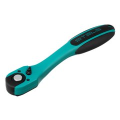 Ключ-трещотка 1/2, 72 зуба, с быстрым сбросом, CrV, двухкомпонентная рукоятка Stels