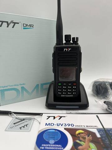 Цифровая радиостанция TYT MD-UV390 DMR AES 256 ip67 10 Ватт / PRIZMA model Z3