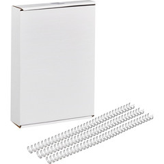 Пружины для переплета металлические Promega office 9.5 мм серебристые (100 штук в упаковке)