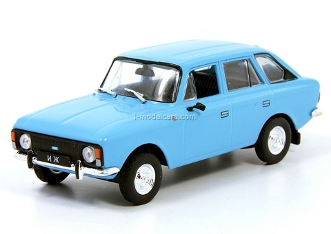 Figurine Ixo 1/43 - IZH 2125 Verte Année 1975 - Très Bon état Avec Boîte Vitrine (non D'origine)
