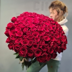 Акция! 101 роза 1 метр XXL