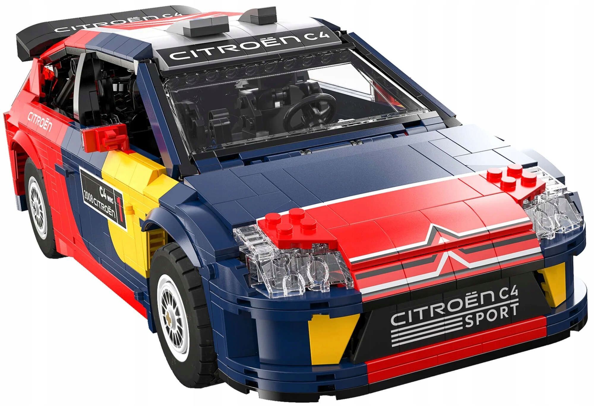 Конструктор CaDa - Citroen C4 WRC - Автомобиль Ситроен гоночный 1596  элементов - Када C62005W купить в Москве | Доставка по России.