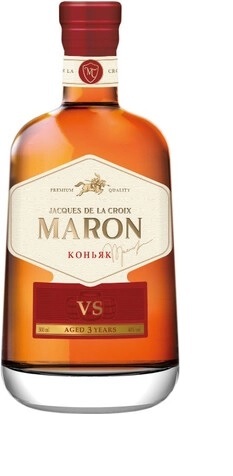 Коньяк трехлетний ЖАК ДЕ ЛА КРУА МАРОН 0,5л. (6) (2291)
