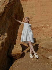 Платье без рукавов Mjölk Ecru