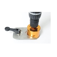 Кондуктор для сверления ПРАКТИКА от 14 до 70 мм, для алмазных коронок, металлический (771-411)