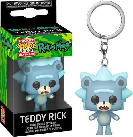 Мишка Рик- Рик и Морти || POP! Keychain Teddy Rick