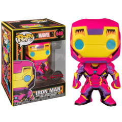 Фигурка Funko POP! Bobble Marvel Black Light Iron Man (Exc)