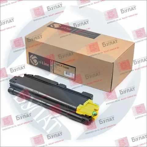 Тонер-картридж БУЛАТ s-Line PC600 (408317) для Ricoh Aficio P C600 (Жёлтый, 12000 стр.)