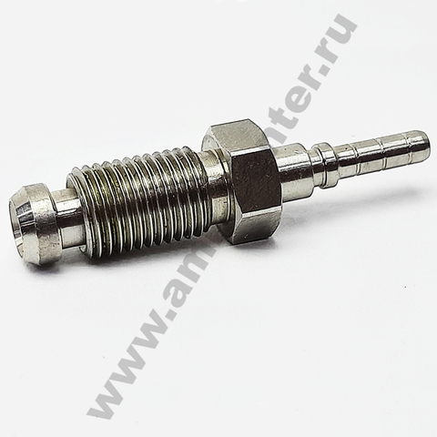 Фитинг под обжим 0°, внешняя резьба 10 x 1,00 mm, AN03, нерж. Accossato