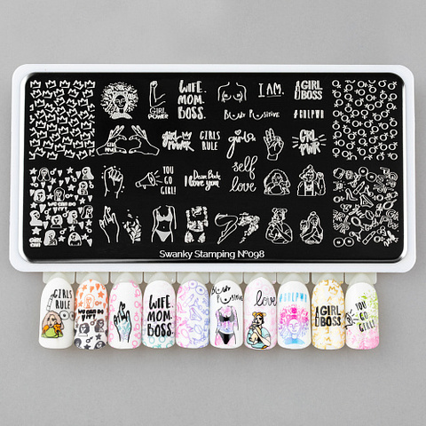 Пластина Swanky Stamping 98