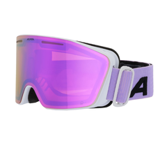 2024 Маска ALPINA Nendaz Q-Lite White-Lil. Matt/Q-Lite Lavender кат. 2