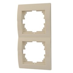 MIRA 701 0300 152 Рамка 2-я верт  б/вст крем