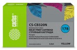 Струйный картридж Cactus CS-CB320N (HP 178) желтый для HP DeskJet 3070A B611, 3522; PhotoSmart 5510 B111, 5520, 7520, B010, B110, B209, B210, B8553, C309, C310, C410, C5300, C5380, C5383, C6383, D5460, D5463 (5 мл)