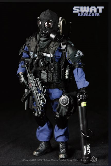 Фигурка Взломщик Обороны Команда Спецназ масштаб 1/6 SWAT Breacher