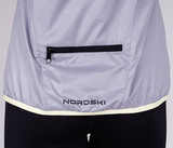 Элитная беговая ветровка с капюшоном Nordski Pro Light Grey W женская