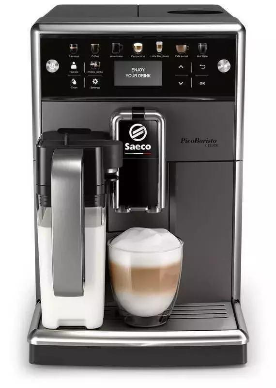 Какие кофемашины лучше для дома зерновые. Кофемашина Saeco sm5572 PICOBARISTO Deluxe. Кофемашина Saeco sm5573 PICOBARISTO Deluxe. Кофемашина Saeco PICOBARISTO Deluxe sm5570/10. Sm5573/10 Saeco.