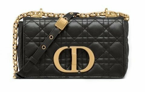 Сумка Dior Caro, модель маленького формата черный