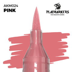 Акриловый маркер с кистью AK Playmarkers Pink
