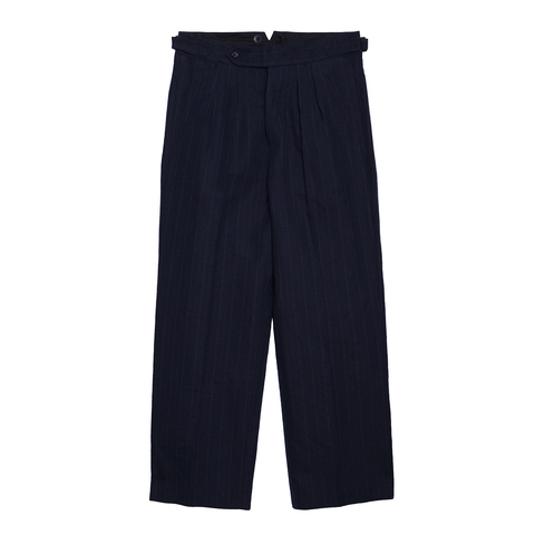 DOUBLE-PLEATED SMARTY TROUSER