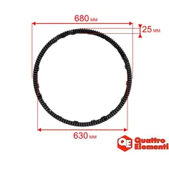 Венец полиамидный QUATTRO ELEMENTI для бетоносмесителей 180, 200, 220 л (комплект из 4 секторов) 916-028-013