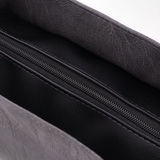 Сумка Саломея 1134 македония серый + черный