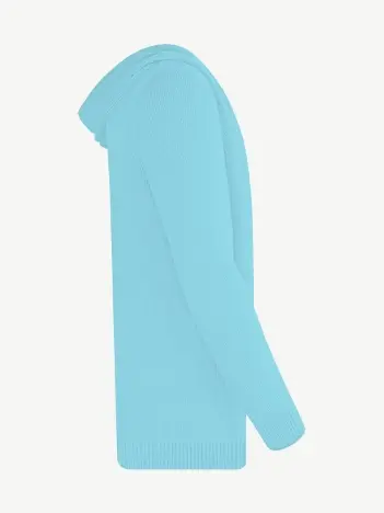 Кардиган с капюшоном из шелка