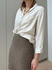 Описание по вязанию юбки спицами "Wafle"