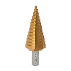 Сверло ступенчатое 6-30мм HSSE-TiN 13ступ. L100мм хв.10мм Bucovice(CzTool) 696020