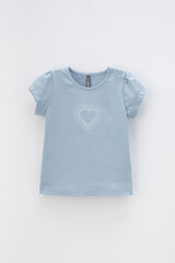 фуфайка  для девочки  КР 302219/пыльно-синий к419