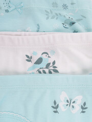 набор трусы/ уп  для девочки  К 1978-3уп/сахар,св.минт,весна