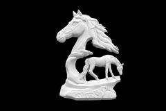 Силиконовые молды Конь левый и правый большой набор 2 шт.