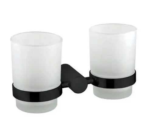 Подстаканник двойной HAIBA HB8408-7 черный