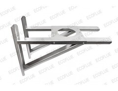 Опора тройника L-700 мм. нерж. (AISI 430/1 мм), ECOFLUE