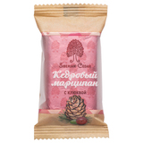 Конфеты Марципан кедровый с клюквой батончик Сибирский Кедр 40 г