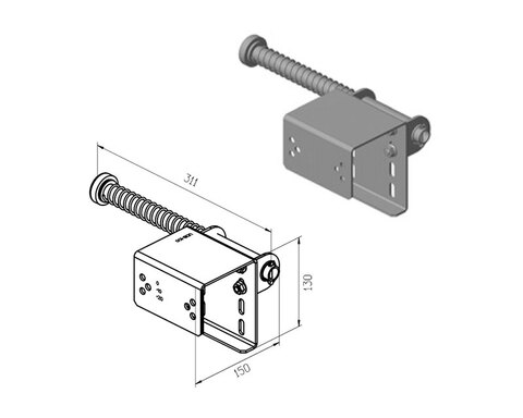 ALUTECH Демпфер, SB-235K