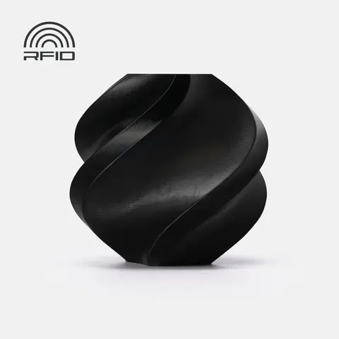 Пластик для 3D-печати Bambu Lab TPU for AMS, 1.75 мм, 1 кг, чёрный (Black), на катушке, U02-K0-1.75-1000-SPL