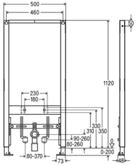 Viega Prevista 776442 (8568) инсталляция для биде