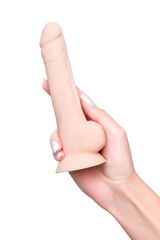 Телесный фаллоимитатор на присоске Kit H. - 18 см. - 