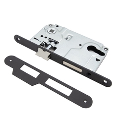 Замок под цилиндр ML85BL (черный)