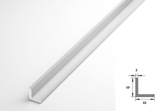 Профиль уголок Лука 10*10*2 Уп 02.2000.500 без окраса