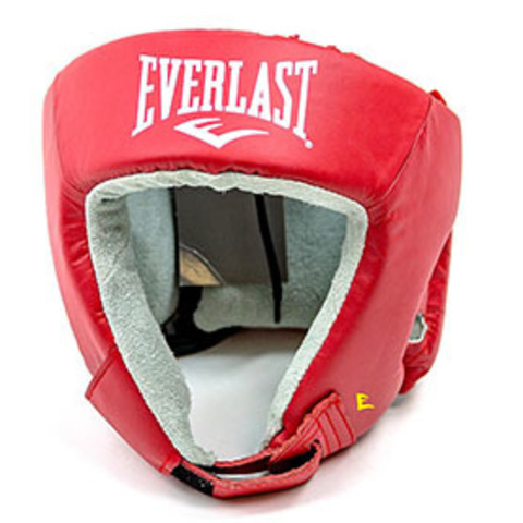 Шлем открытый кожаный USA Boxing Everlast