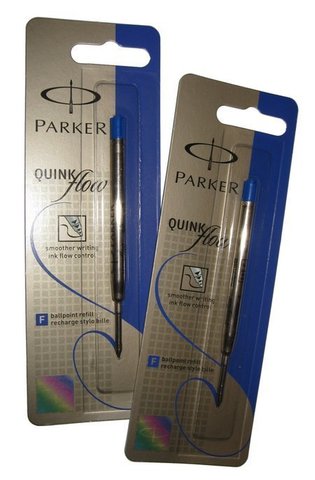 Стержень Parker QUINKflow Z08 для шариковой ручки, формат G2, Middle, Blue (S0909420)