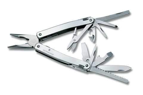 Мультитул Victorinox SwissTool Spirit X Plus Ratchet, 105 mm, 36 функций, кожаный чехол (3.0236.L)