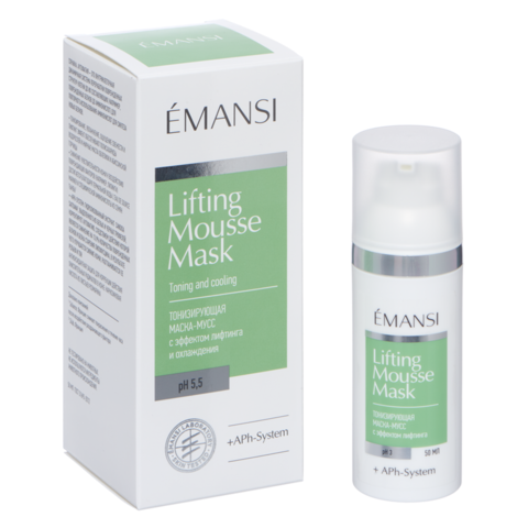 EMANSI Тонизирующая маска-мусс лица + APh-System, 50 мл