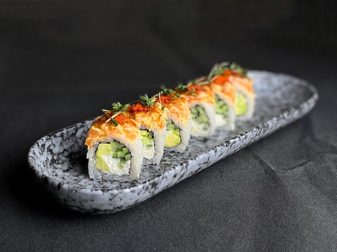 Карамельный спайси лосось