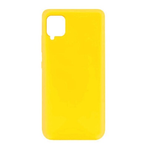 Силиконовый чехол Silicone Cover для Samsung Galaxy A42 (Желтый)