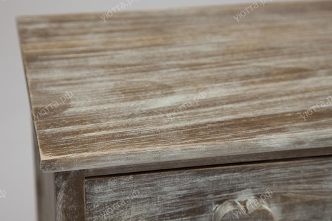 Комод с 5 ящиками Amour 74*74*38 см - Натуральный антик - купить 7