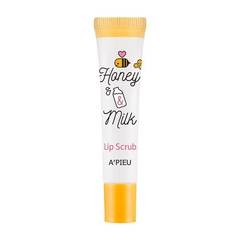 Скраб для губ A'PIEU Honey & Milk Lip Scrub 8ml